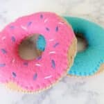 hand sewn donuts