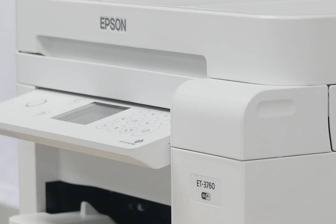 close up of an EPSON printer