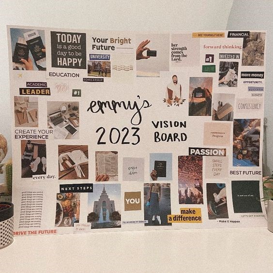 Start the Year Clear, Create a Vision Board