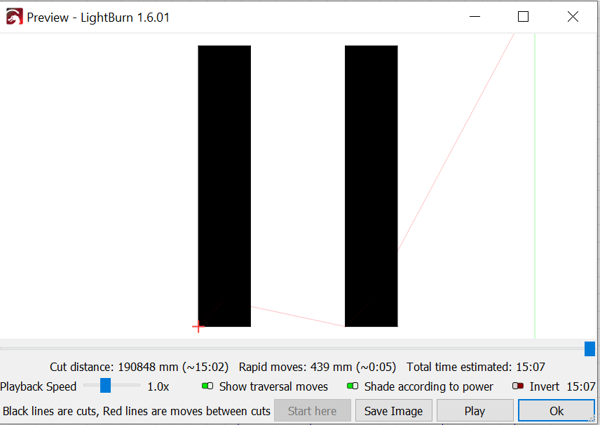 An example of offset fill