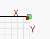 A view of the absolute coordinates in Lightburn