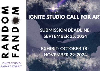 Ignite Studio Call for Art: “Random Fandom”, a Fan Art Exhibit