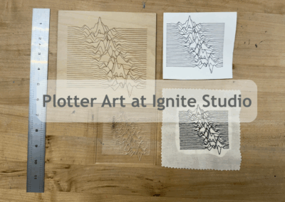 Plotter Art at Ignite Studio