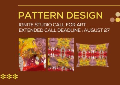 Ignite Studio Pattern Design Call for Art: DEADLINE EXTENDED to Aug. 27