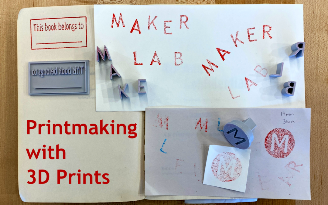 Printmaking with 3D Prints
