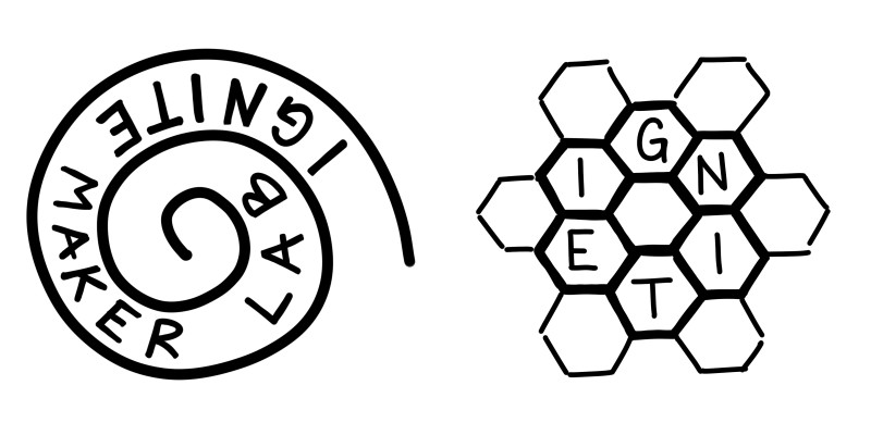 Examples of black and white art files that are ready to convert. 